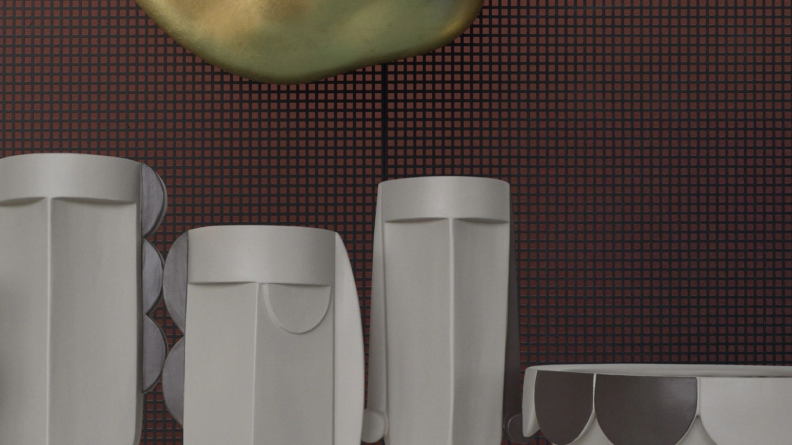 Vasi in ceramica Scacco Matto Collection di Adriani e Rossi