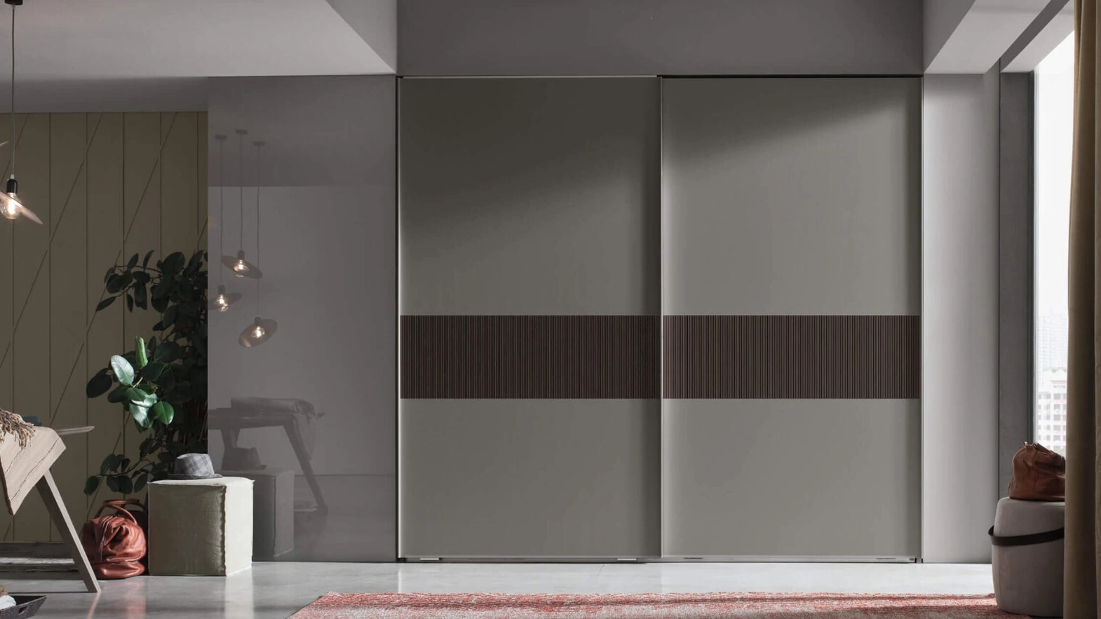 Armadio con anta scorrevole Next di Maronese