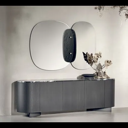 Madia Flow in frassino nero di Nature Design