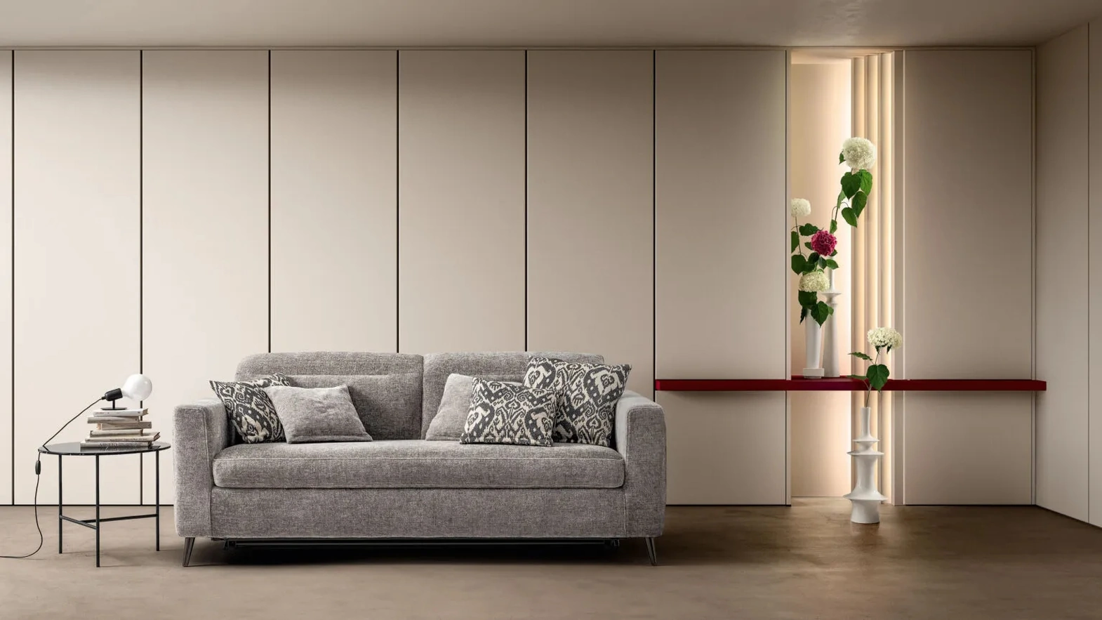 Divano Letto lineare Ghost di Samoa