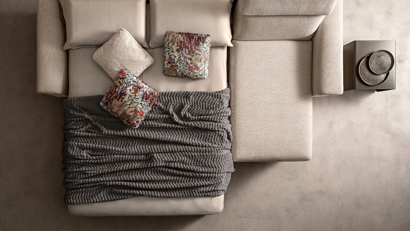 Divano Letto con penisola Target di Samoa