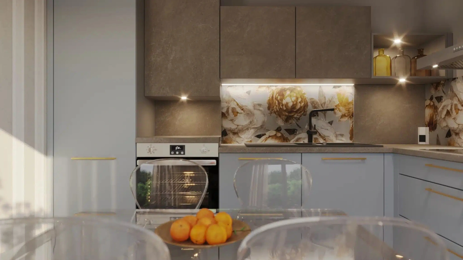 Cucina Moderna angolare Sky di Life Cucine