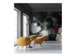 Carta da parati floreale dai colori vivaci Giardino di Adriani e Rossi