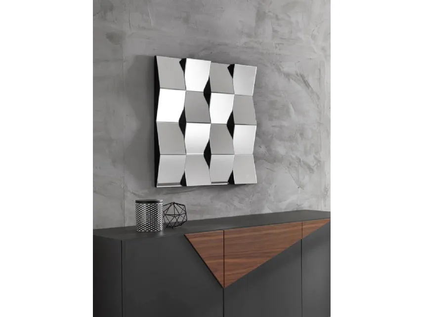 Specchio da arredo a quadri spezzati Aloha di Stones 