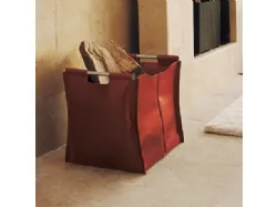 Portalegna con manico in cuoio eco Make di Adriani e Rossi