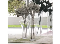 Vaso in vetro trasparente Torch di Adriani e Rossi