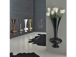 Vaso da muro di design in ceramica Tromba Fifty di Adriani e Rossi