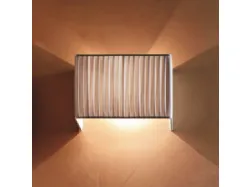 Lampada in tessuto plissettato Applique Tao Plisse di Adriani e Rossi