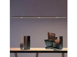 Lampada a sospensione in metallo con tecnologia LED Hi Line di Adriani e Rossi