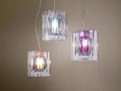 Lampada a sospensione in vetro Pisa di Stones