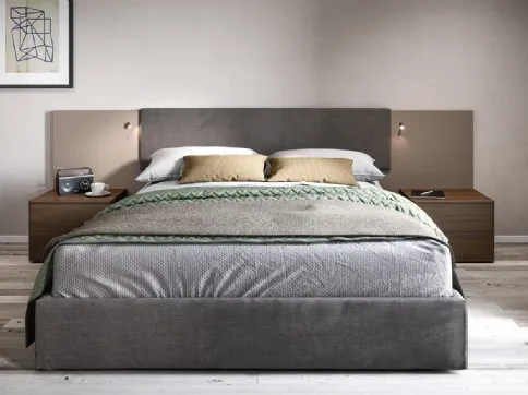 Gruppo Notte Londra in melaminico Rovere Cotto Cinquanta3