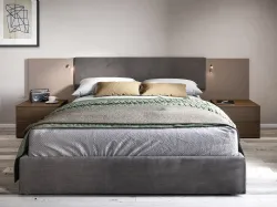 Gruppo Notte Londra in melaminico Rovere Cotto Cinquanta3