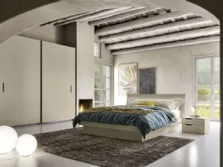Comodino in laccato opaco Time di S75