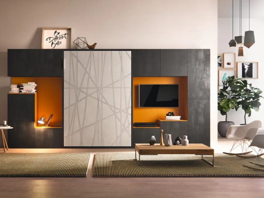Letto a scomparsa chiuso Casanova 4002 di 2B Italia