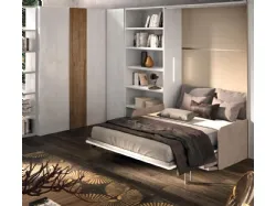 Letto matrimoniale a scomparsa aperto Casanova 4009 di 2B Italia