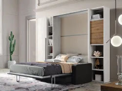 Letto matrimoniale a scomparsa aperto Casanova 4013 di 2B Italia