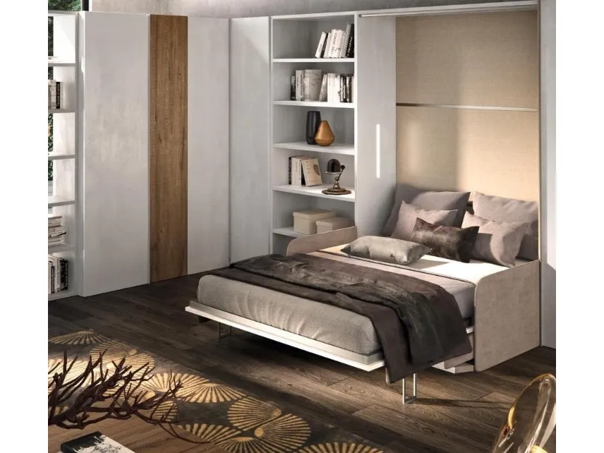 Letto a scomparsa Casanova composizione 4009 di 2B Italia