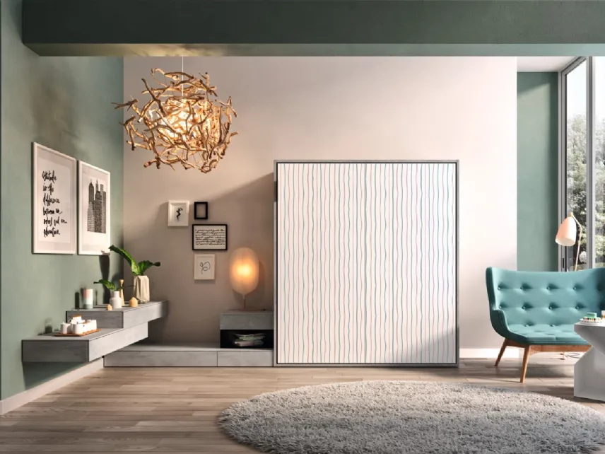 Letto a scomparsa Casanova composizione 4010 di 2B Italia