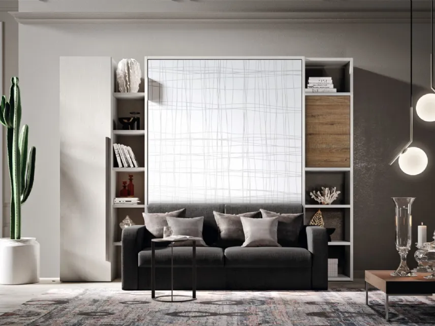 Letto a scomparsa Casanova composizione 4013 di 2B Italia