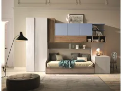 Letto a scomparsa Casanova composizione 4021 di 2B Italia