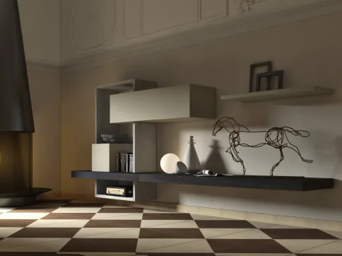 Parete Attrezzata sospesa Club36 3004 di 2B Italia