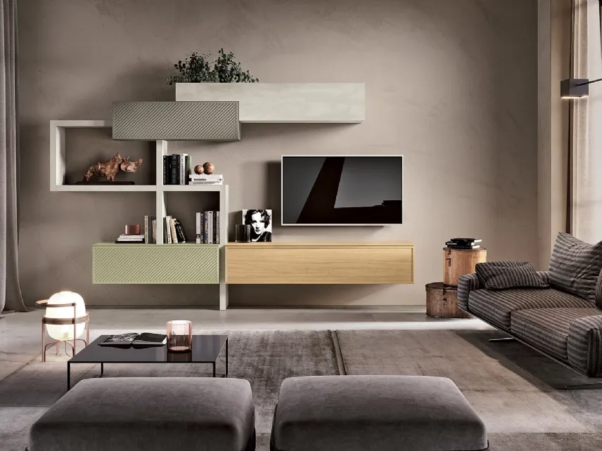 Parete Attrezzata 36Home composizione 7005 di 2B Italia