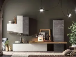 Parete Attrezzata Club Decor composizione 6014 di 2B Italia