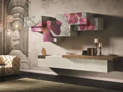 Parete Attrezzata Club Decor composizione 6029 di 2B Italia