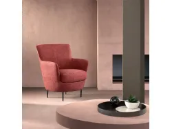 Poltroncina in tessuto Moon di Samoa