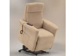 Poltrona in microfibra Kubrik con meccanismo alzapersona di Spaziorelax