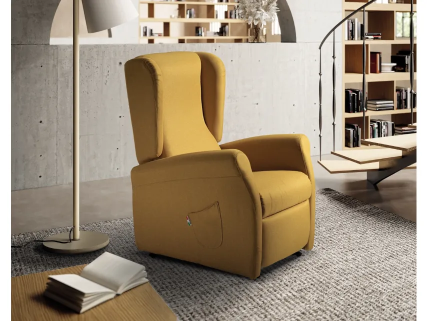 Poltrona Relax Lift Trilly in tessuto de Il Benessere