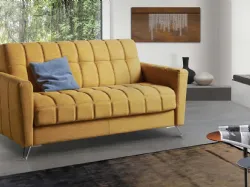Divano Letto lineare in tessuto trapuntato Mixer de Il Benessere