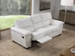 Divano relax  lineare in pelle Dalia di Sofangel