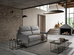 Divano Letto in tessuto imbottito Zaffiro de Il Benessere