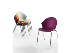 Sedia impilabile di design in palstica Led Chair di La Seggiola