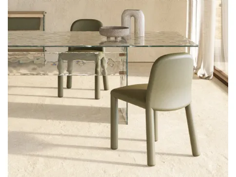 Sedia moderna in pelle Origin di Nature Design