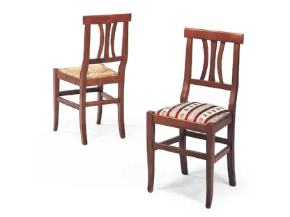 Sgabello Scott SG149 in legno con gambe in metallo di Friulsedie
