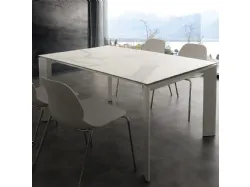 Tavolo in vetro moderno e allungabile Ceramique di La Seggiola