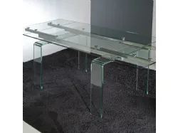 Tavolo allungabile in vetro Glass di La Seggiola
