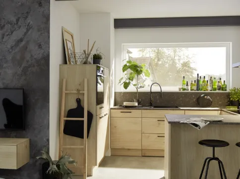 Cucina Design Artwood Rovere Nodato Naturale di Nolte