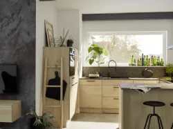 Cucina Design Artwood Rovere Nodato Naturale di Nolte