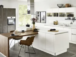 Cucina Design Soft Lack Magnolia Opaco di Nolte