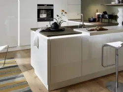 Cucina Moderna Novalack Bianco Lucido di Nolte