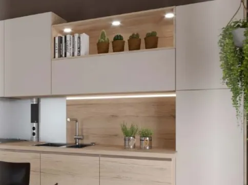 Cucina Moderna lineare Porto Riviera di Life Cucine