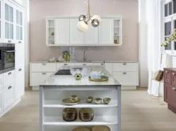 Cucina Shabby Chic Windsor Lack Bianco e Rosso Henné di Nolte