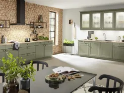 Cucina Shabby Chic Windsor Lack Oliva e Leccio di Nolte