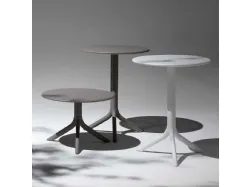 Tavolini Three rotondi in polipropilene di La Seggiola
